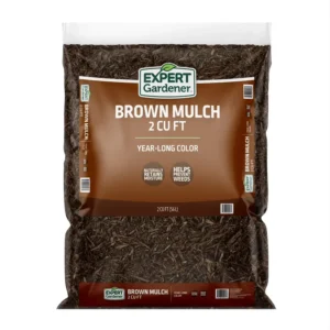 Expert Gardener Brown Mulch, 2 cu. ft. – Landscaping Mulch