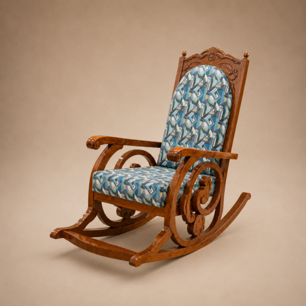 Teak Wood Rocking Chair