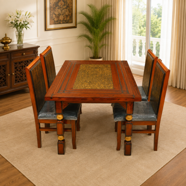 Nara Shastri Model 4-Seater Dining Set (1+4)
