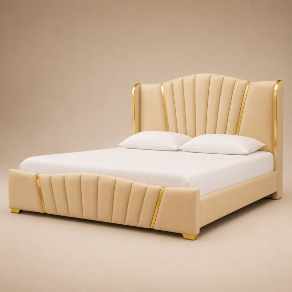 Aurelia Channel-Tufted Upholstered Storage Bed — 6×6