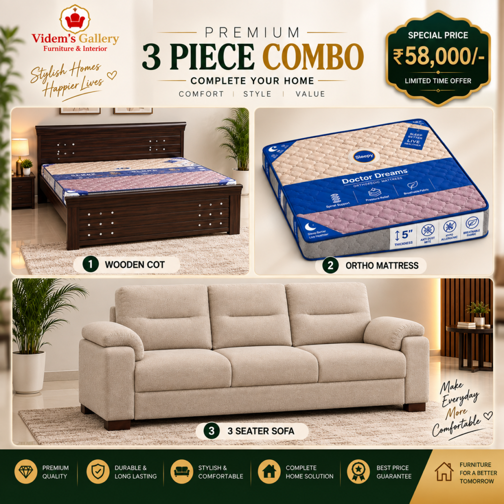 Premium 3 Piece Combo For Every Home